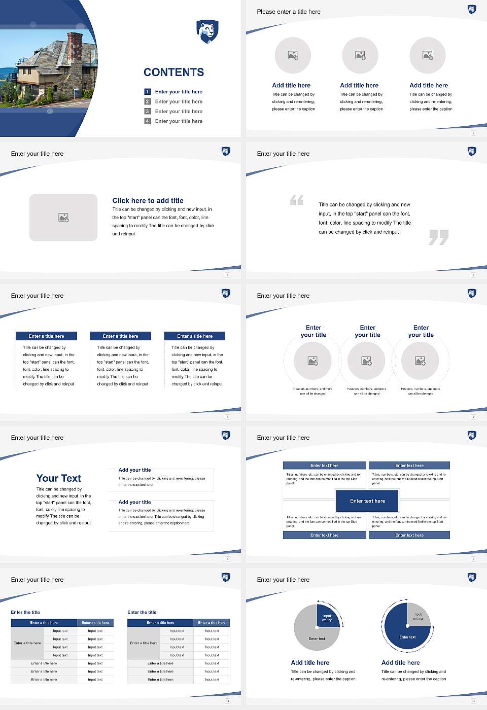 Pennsylvania State University-Penn State Hazleton Course/Courseware Creation PPT Template16:9 ratio PPT effect preview image2