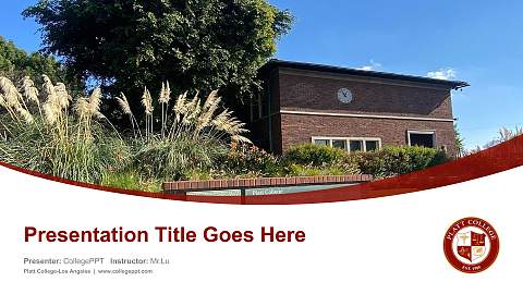 Platt College-Los Angeles Course/Courseware Creation PPT Template