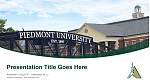 皮埃蒙特大学课程PPT模板