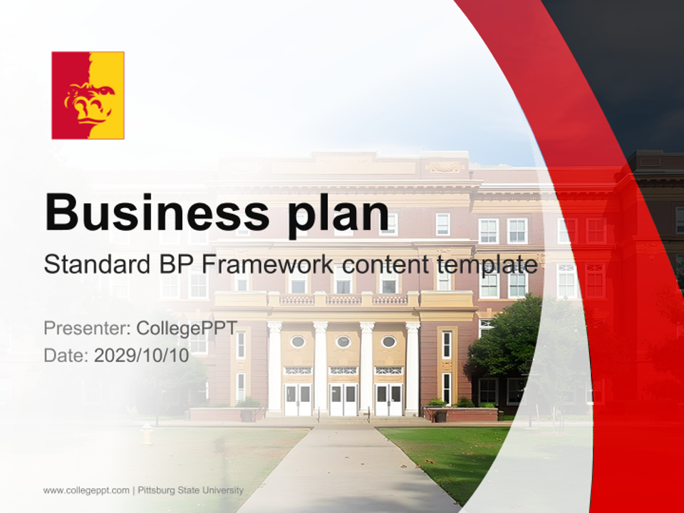 Pittsburg State University Competition/Entrepreneurship Contest PPT ...