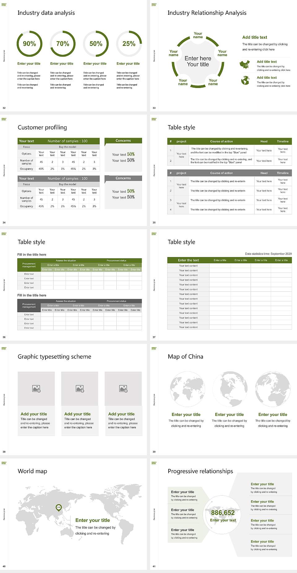 Point Park University Competition/Entrepreneurship Contest PPT Template4:3 ratio PPT effect preview image5