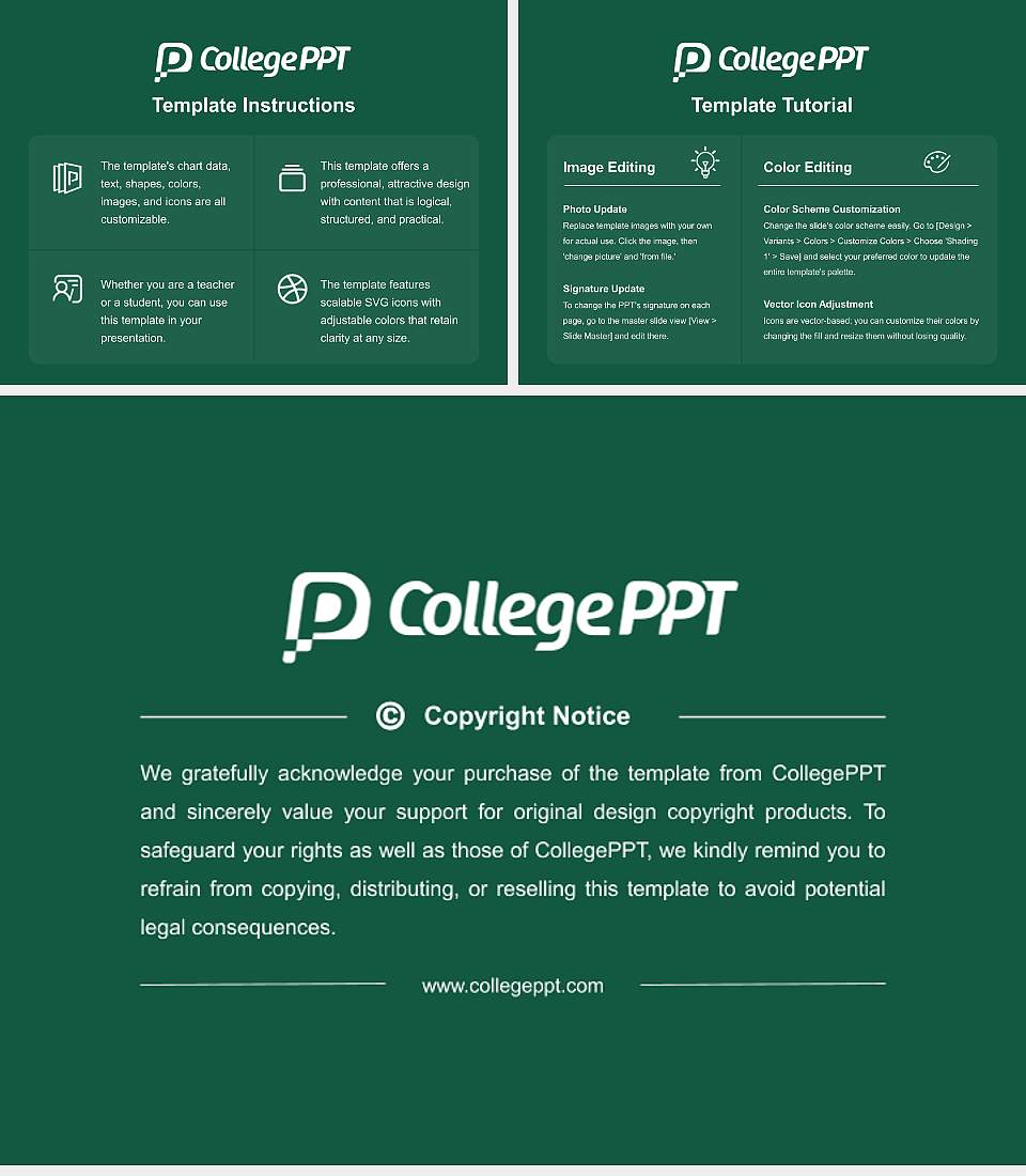 Plymouth State University Course/Courseware Creation PPT Template4:3 ratio PPT effect preview image5