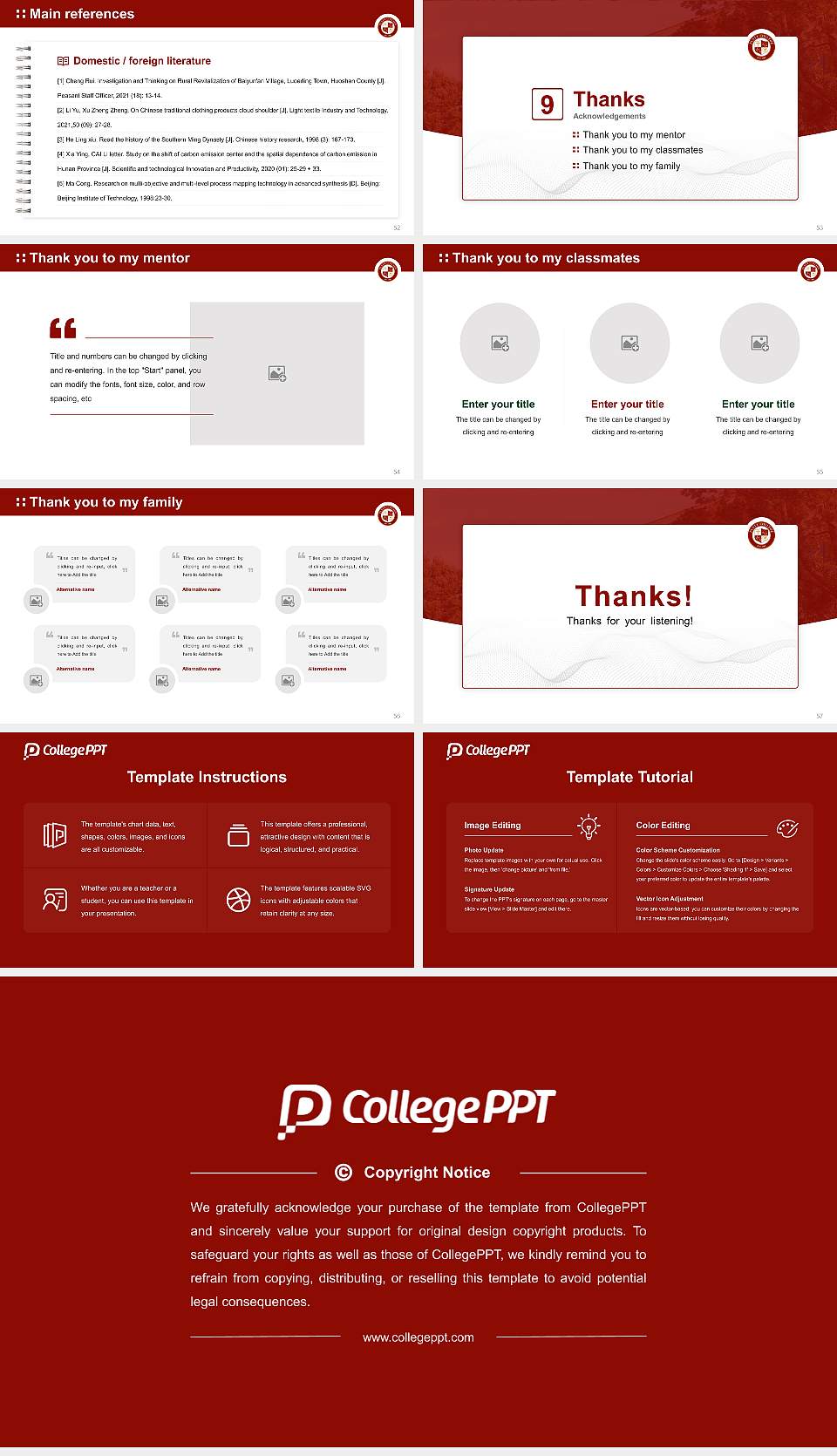 Platt College-Anaheim Graduation Thesis Defense PPT Template16:9 ratio PPT effect preview image7