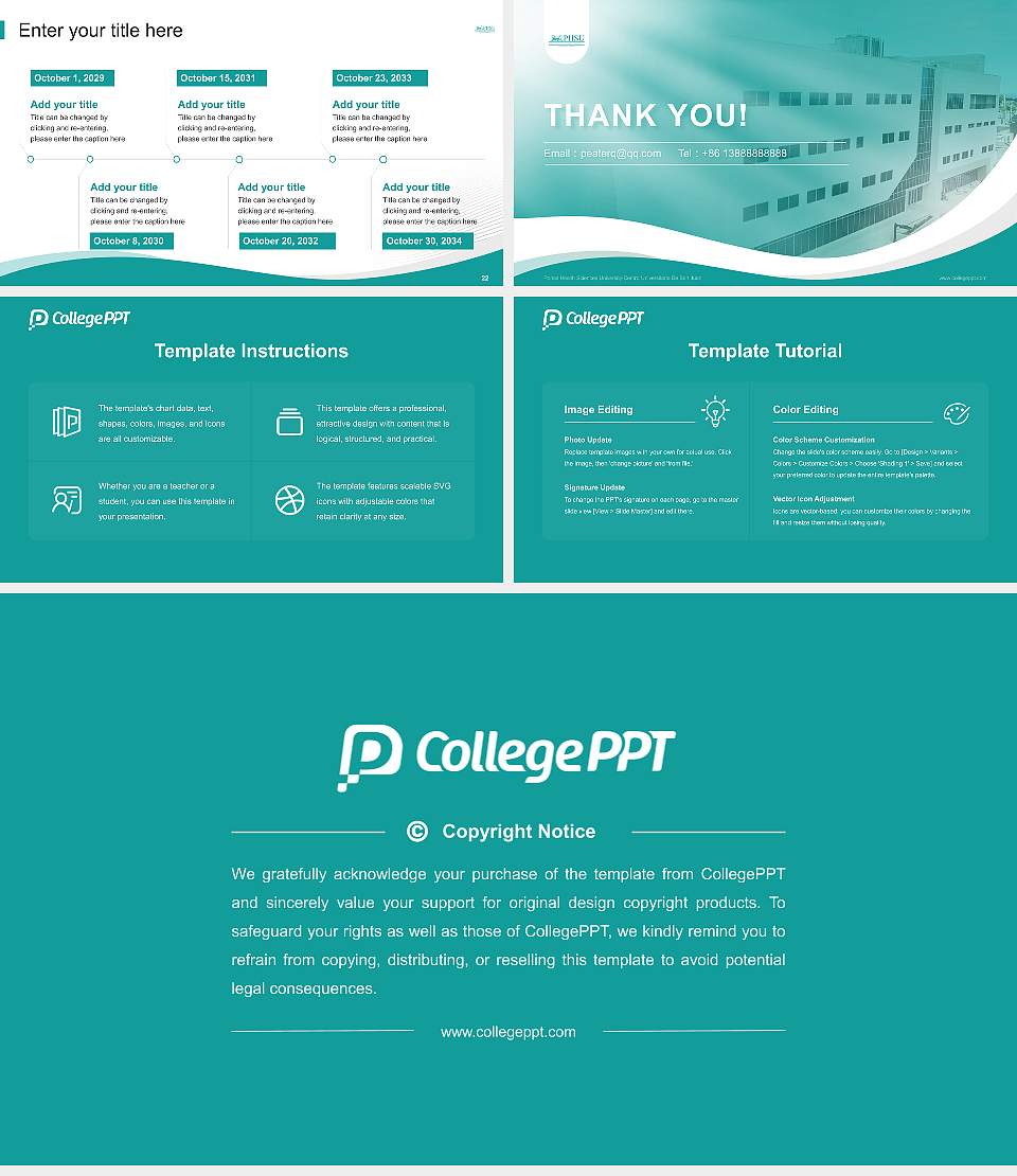 Ponce Health Sciences University-Centro Universitario De San Juan Lecture Sharing and Networking Event PPT Template16:9 ratio PPT effect preview image4