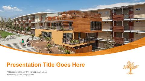 Pitzer College Course/Courseware Creation PPT Template
