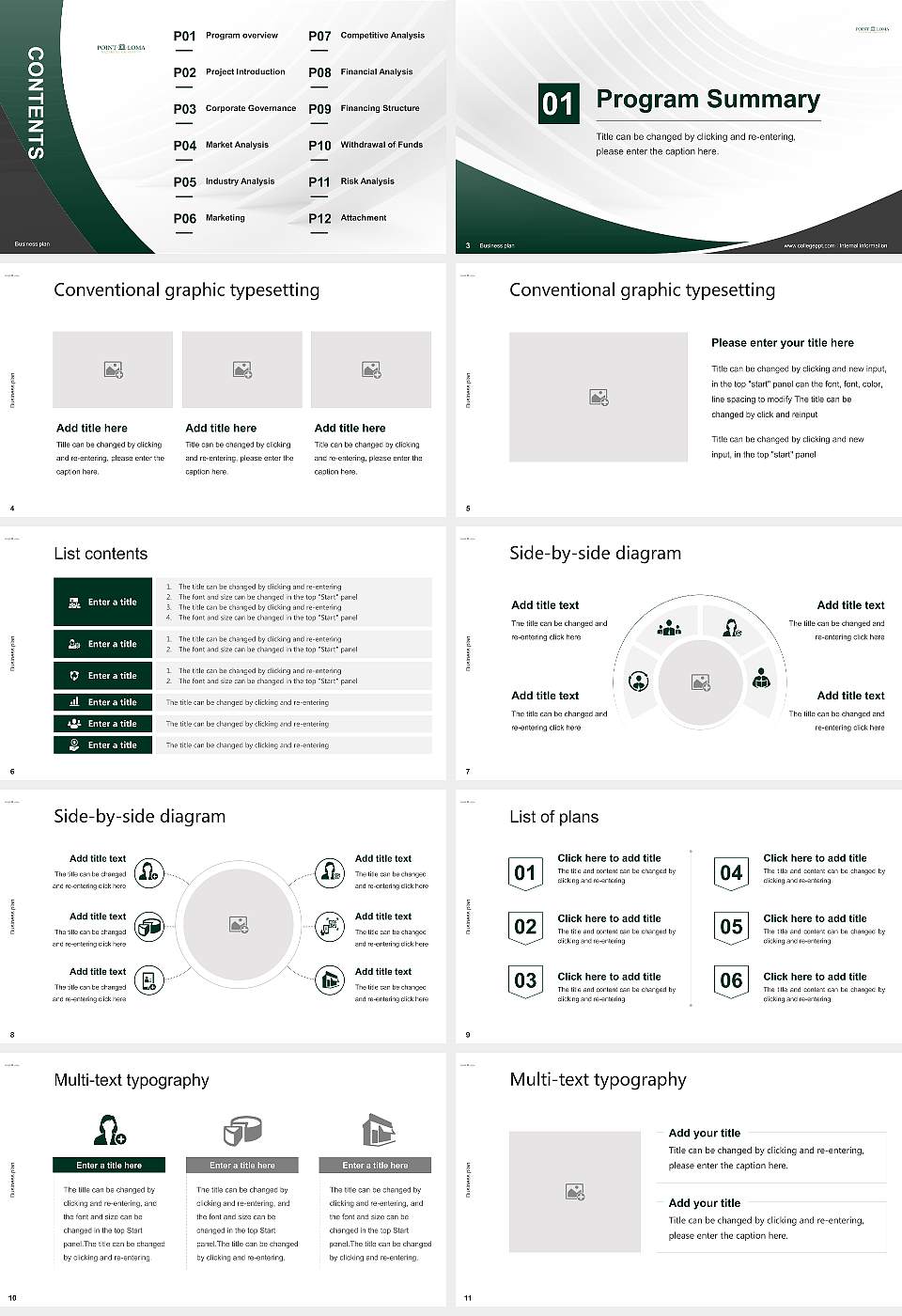 Point Loma Nazarene University Competition/Entrepreneurship Contest PPT Template16:9 ratio PPT effect preview image2