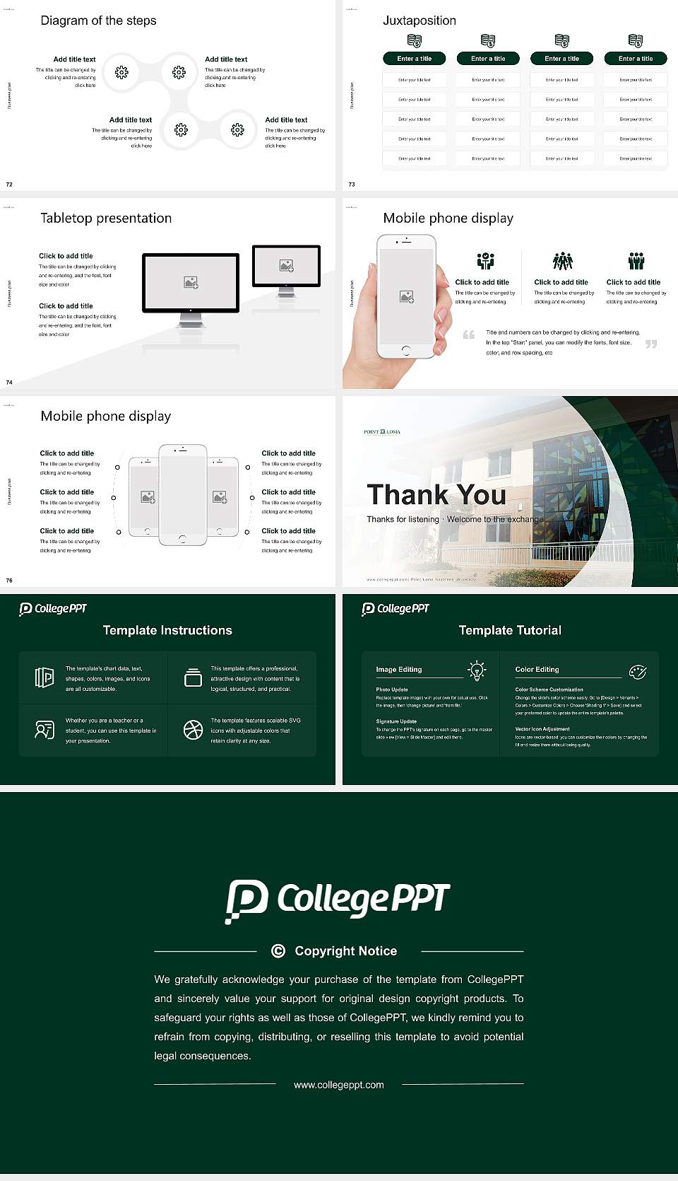 Point Loma Nazarene University Competition/Entrepreneurship Contest PPT Template16:9 ratio PPT effect preview image9