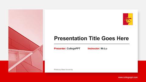 Pittsburg State University General Purpose PPT Template