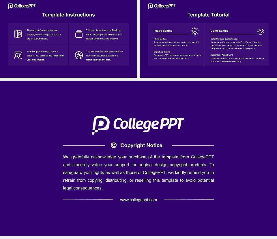 Pittsburgh Theological Seminary Course/Courseware Creation PPT Template16:9 ratio PPT effect preview image5