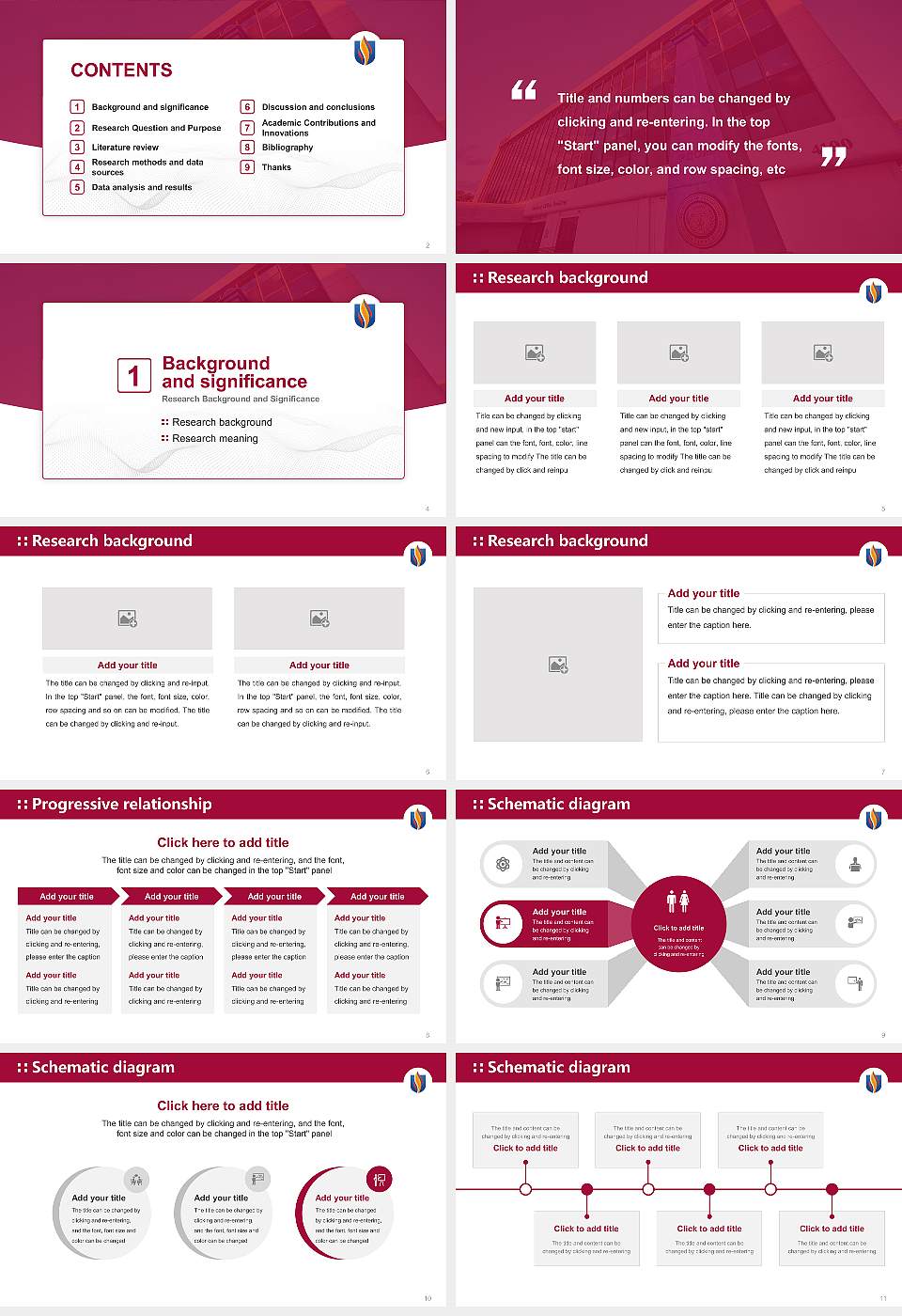 Philadelphia College of Osteopathic Medicine Graduation Thesis Defense PPT Template16:9 ratio PPT effect preview image2