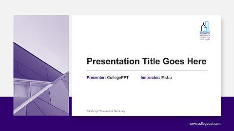 Pittsburgh Theological Seminary General Purpose PPT Template