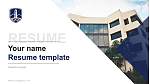 Pepperdine University Resume PPT Template