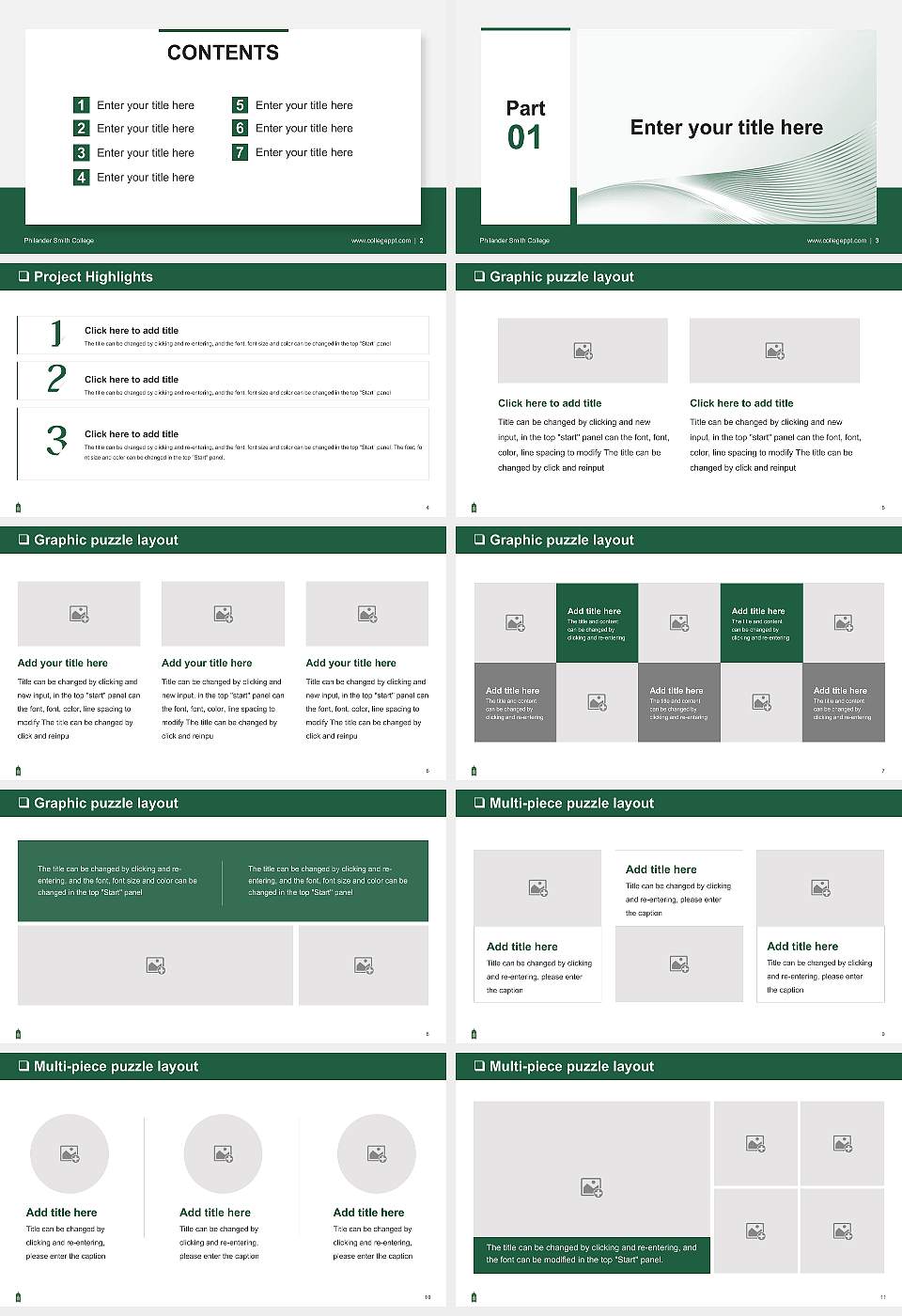 Philander Smith College General Purpose PPT Template16:9 ratio PPT effect preview image2