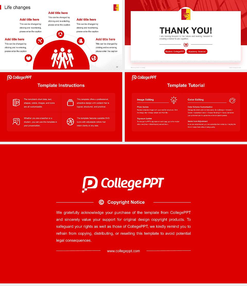 Pittsburg State University National Scholarship Defense PPT Template16:9 ratio PPT effect preview image4