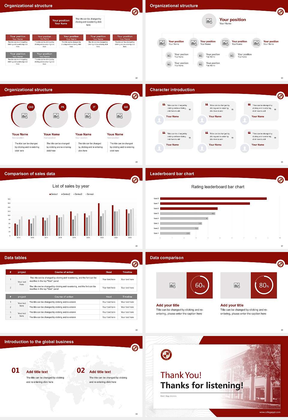 Platt College-Anaheim Academic Presentation/Research Findings Report PPT Template16:9 ratio PPT effect preview image4
