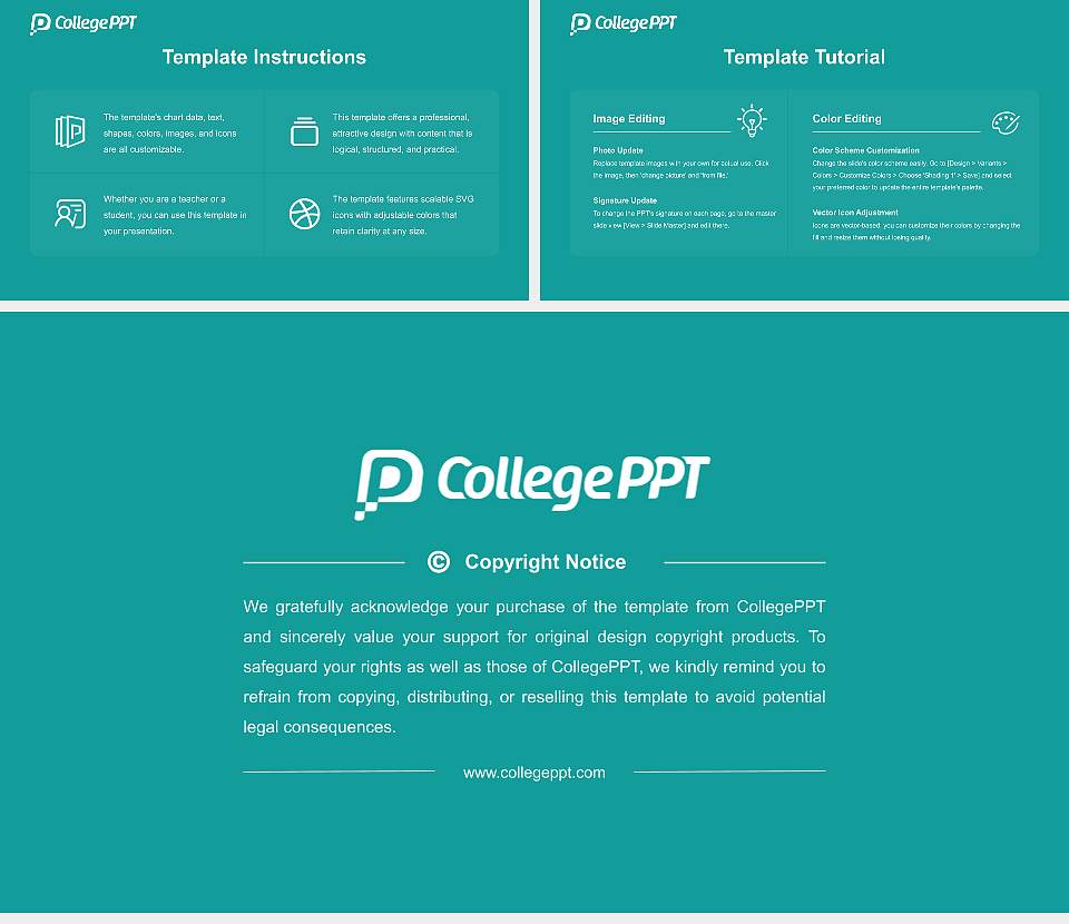 Ponce Health Sciences University-East Course/Courseware Creation PPT Template16:9 ratio PPT effect preview image5