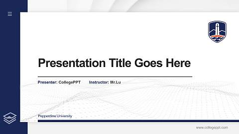 Pepperdine University Thesis Proposal/Graduation Defense PPT Template
