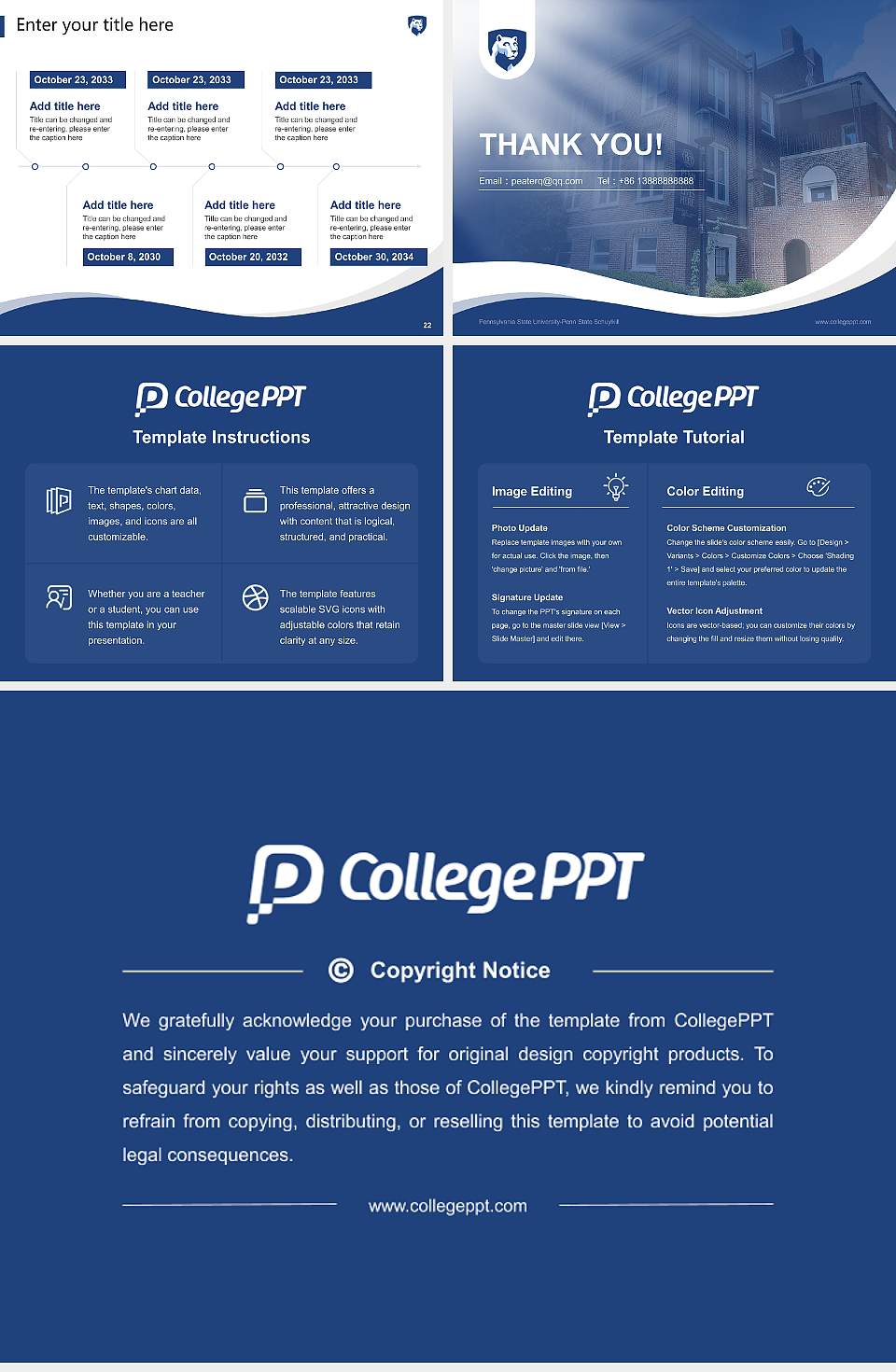 Pennsylvania State University-Penn State Schuylkill Lecture Sharing and Networking Event PPT Template4:3 ratio PPT effect preview image4