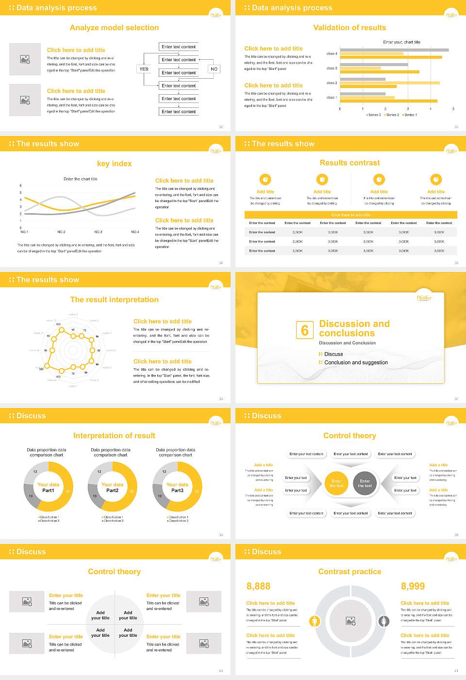 Pfeiffer University Graduation Thesis Defense PPT Template16:9 ratio PPT effect preview image5