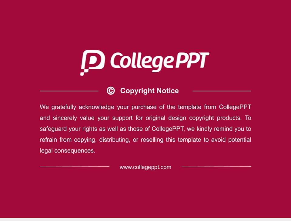 Philadelphia College of Osteopathic Medicine Thesis Proposal/Graduation Defense PPT Template4:3 ratio PPT effect preview image5
