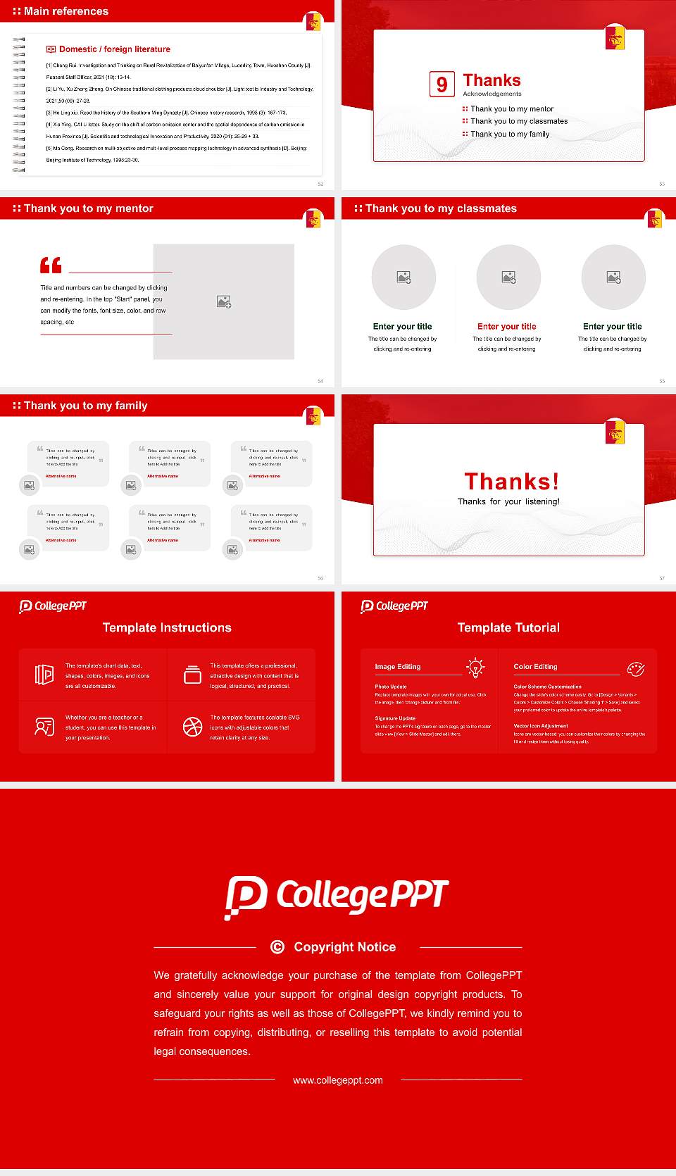 Pittsburg State University Graduation Thesis Defense PPT Template16:9 ratio PPT effect preview image7