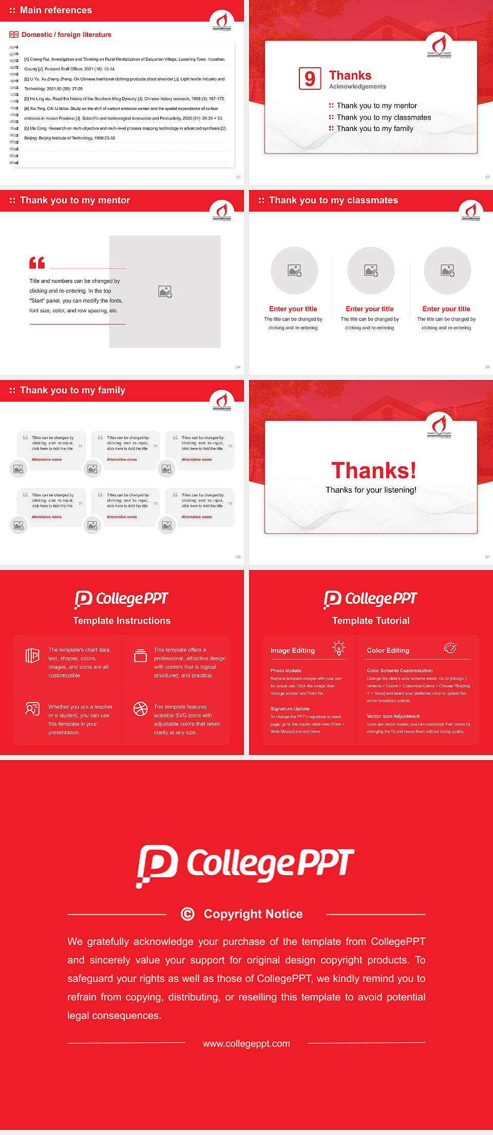 Pentecostal Theological Seminary Graduation Thesis Defense PPT Template4:3 ratio PPT effect preview image7