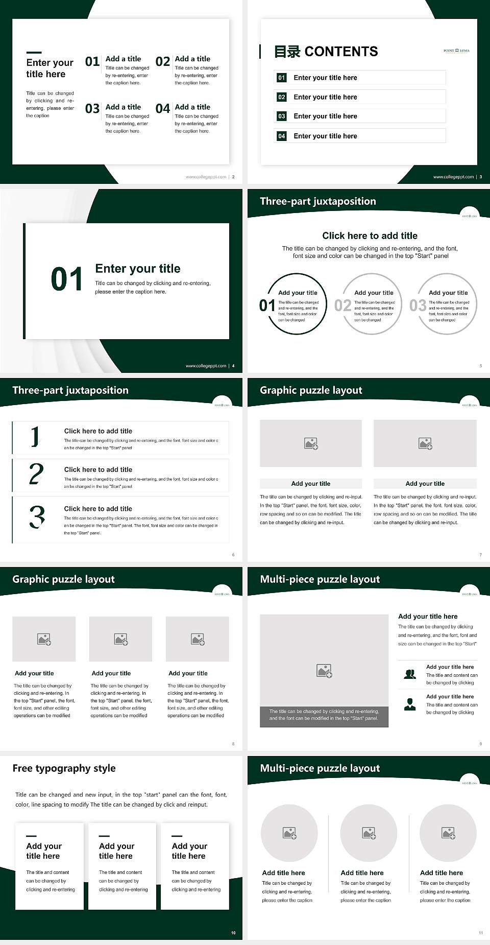 Point Loma Nazarene University Academic Presentation/Research Findings Report PPT Template4:3 ratio PPT effect preview image2