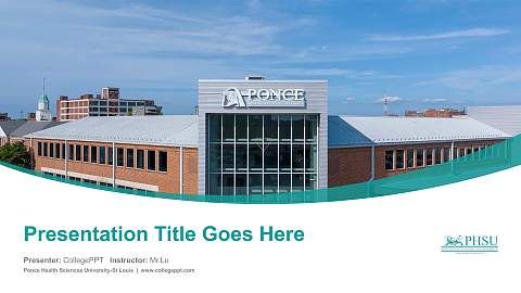 Ponce Health Sciences University-St Louis Course/Courseware Creation PPT Template