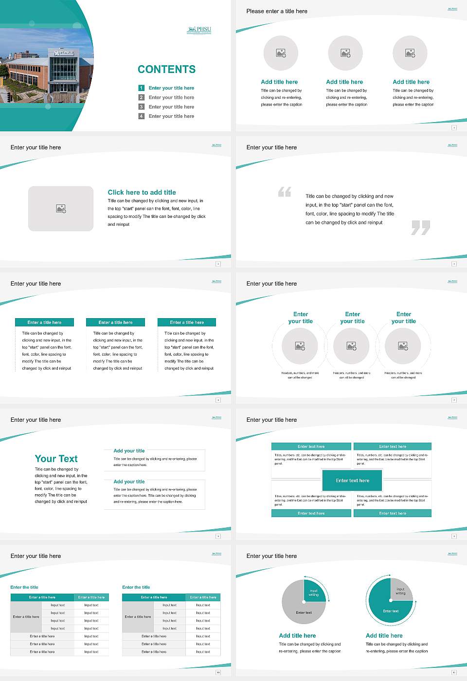 Ponce Health Sciences University-St Louis Course/Courseware Creation PPT Template16:9 ratio PPT effect preview image2