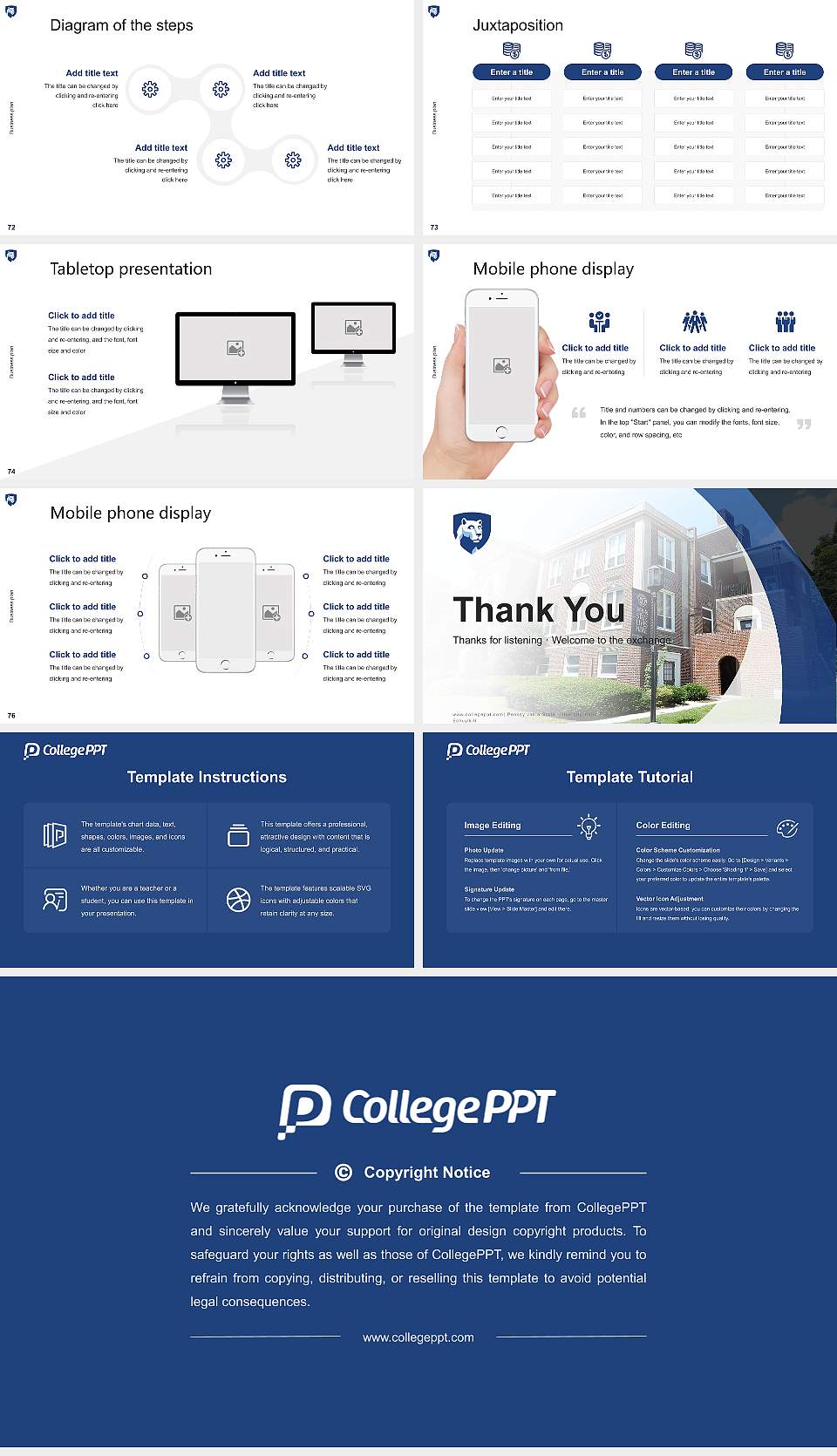 Pennsylvania State University-Penn State Schuylkill Competition/Entrepreneurship Contest PPT Template16:9 ratio PPT effect preview image9