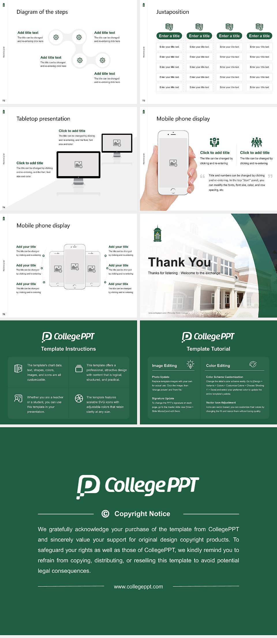 Philander Smith College Competition/Entrepreneurship Contest PPT Template4:3 ratio PPT effect preview image9