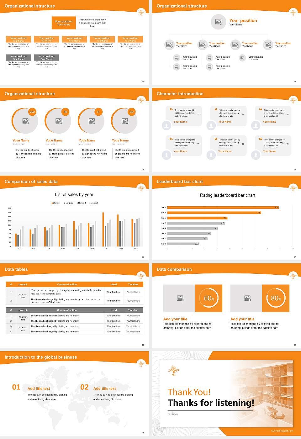 Pitzer College Academic Presentation/Research Findings Report PPT Template16:9 ratio PPT effect preview image4