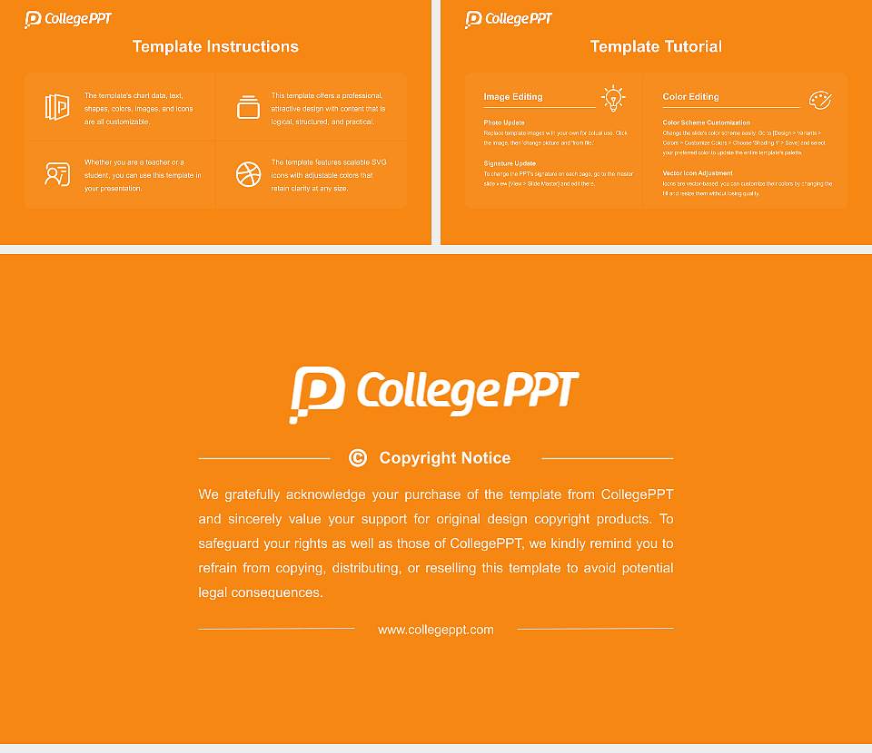 Pitzer College Academic Presentation/Research Findings Report PPT Template16:9 ratio PPT effect preview image5