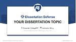 Pennsylvania State University-Penn State Mont Alto Graduation Thesis Defense PPT Template