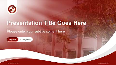 Platt College-Anaheim Lecture Sharing and Networking Event PPT Template