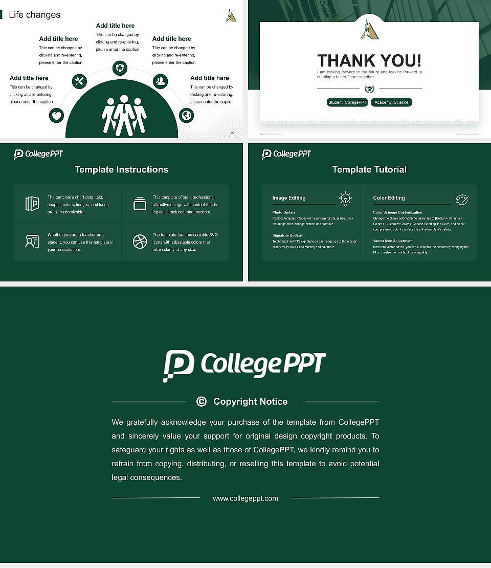 Piedmont University National Scholarship Defense PPT Template16:9 ratio PPT effect preview image4