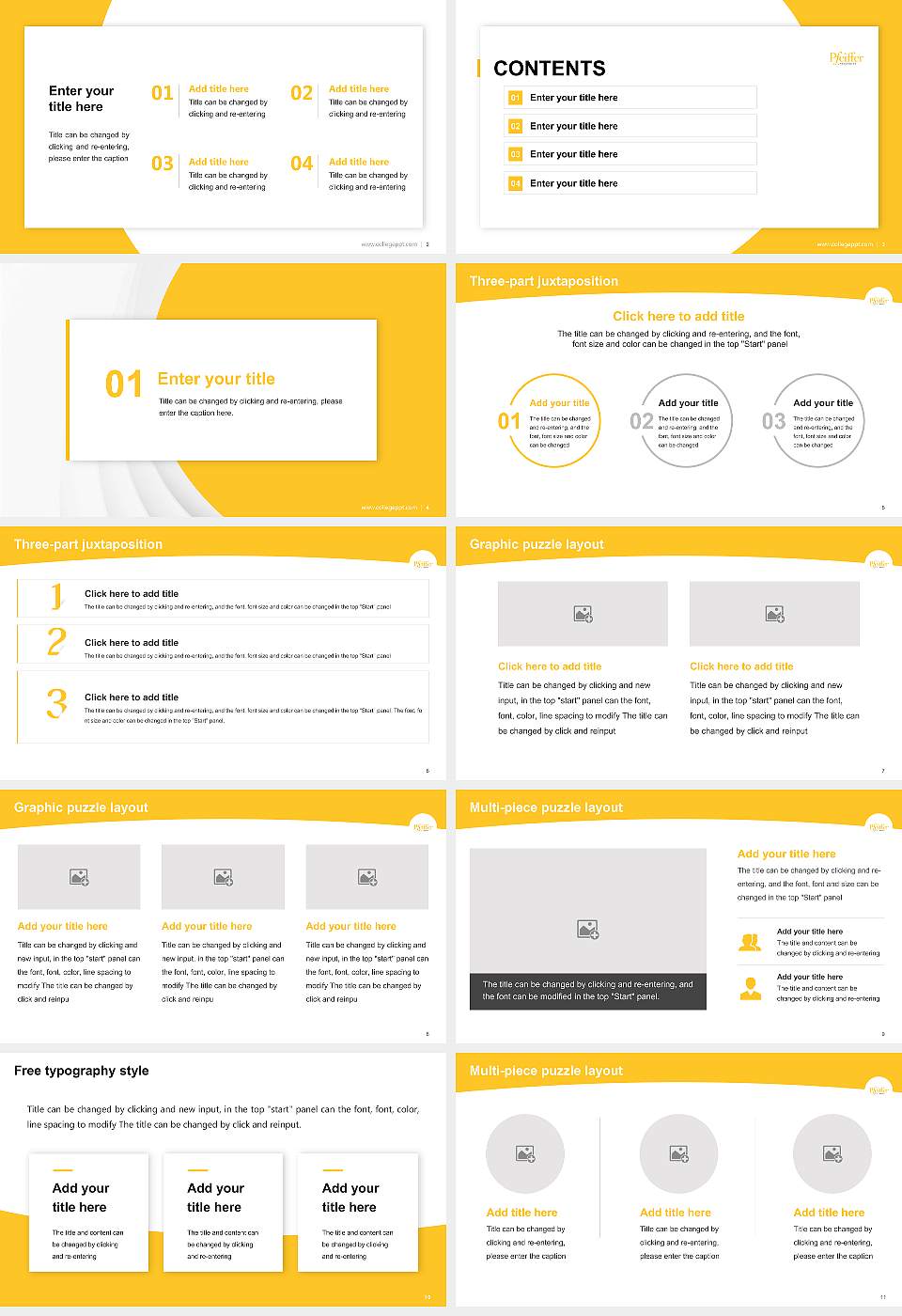 Pfeiffer University Academic Presentation/Research Findings Report PPT Template16:9 ratio PPT effect preview image2