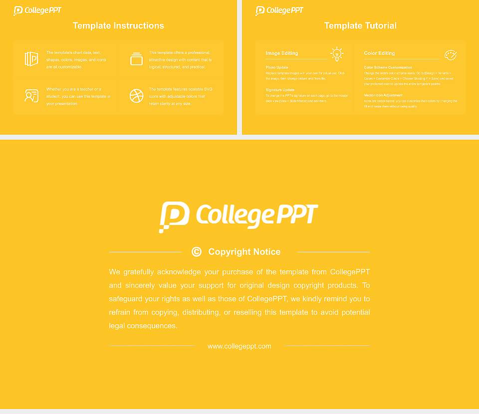 Pfeiffer University Academic Presentation/Research Findings Report PPT Template16:9 ratio PPT effect preview image5