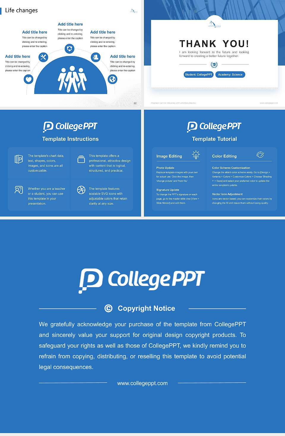 Pontifical Catholic University of Puerto Rico-Arecibo National Scholarship Defense PPT Template4:3 ratio PPT effect preview image4