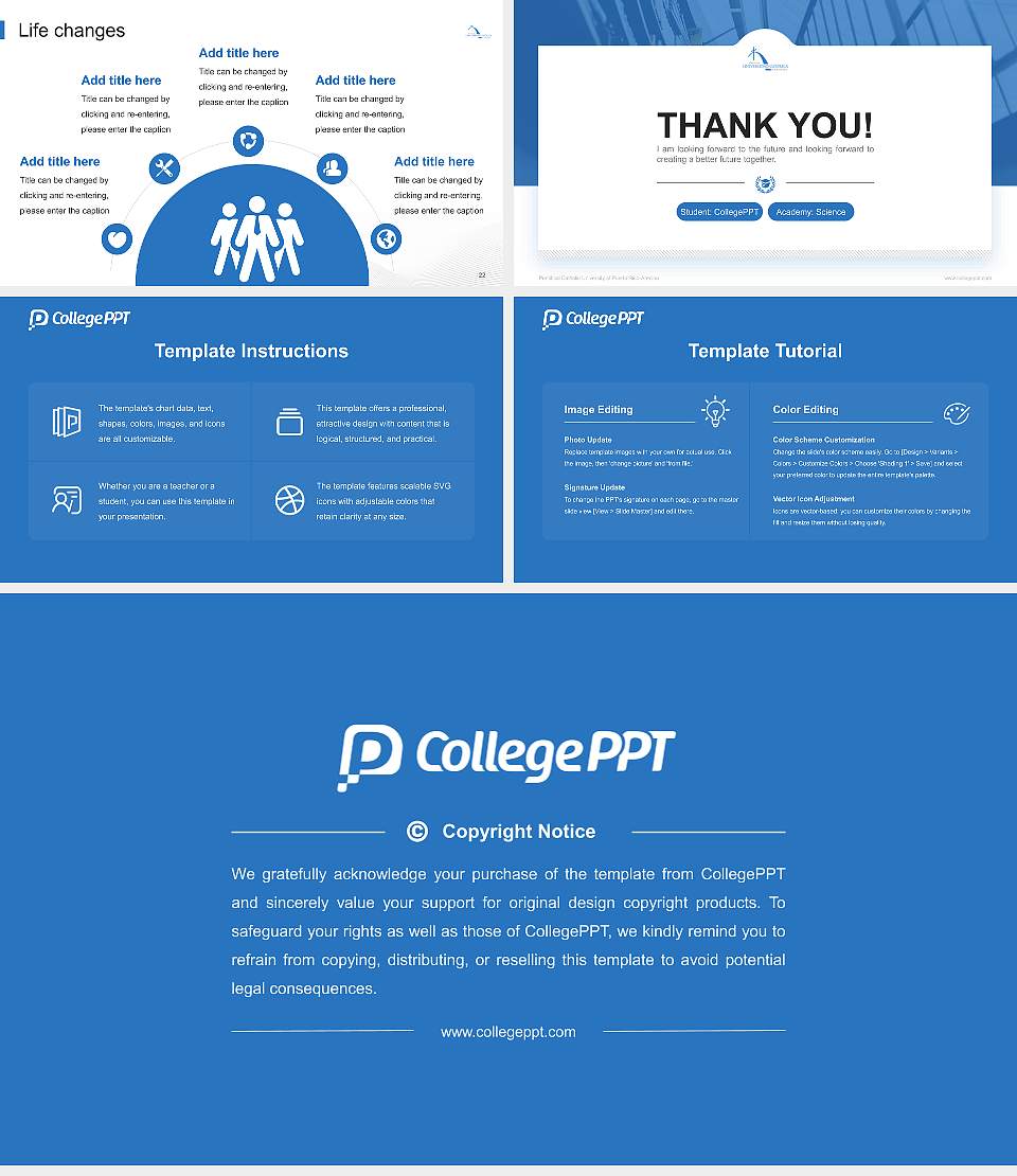 Pontifical Catholic University of Puerto Rico-Arecibo National Scholarship Defense PPT Template16:9 ratio PPT effect preview image4