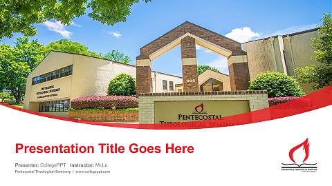 Pentecostal Theological Seminary Course/Courseware Creation PPT Template