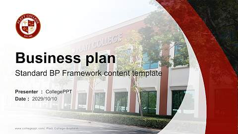 Platt College-Anaheim Competition/Entrepreneurship Contest PPT Template