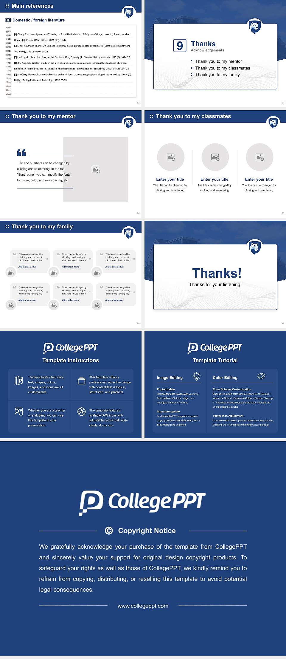 Pennsylvania State University-Penn State Wilkes-Barre Graduation Thesis Defense PPT Template4:3 ratio PPT effect preview image7