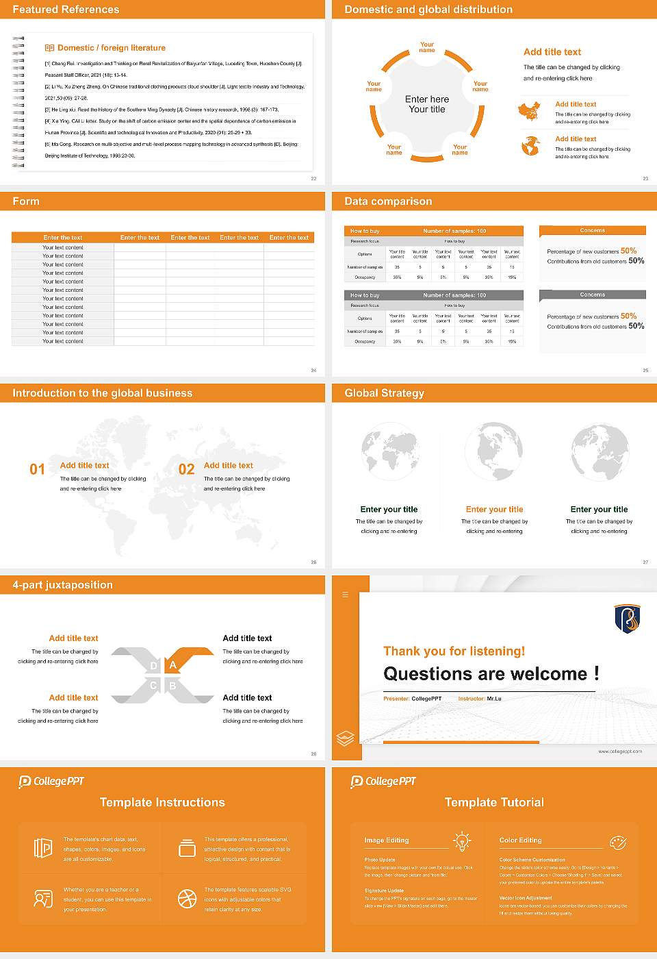 Phoenix Seminary Thesis Proposal/Graduation Defense PPT Template16:9 ratio PPT effect preview image4