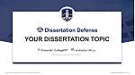 Pepperdine University Graduation Thesis Defense PPT Template
