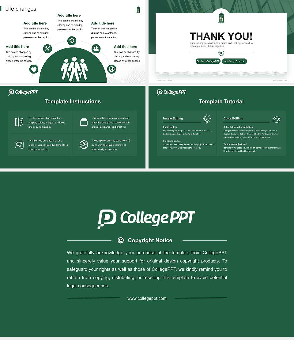 Philander Smith College National Scholarship Defense PPT Template16:9 ratio PPT effect preview image4