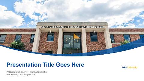 Point University Course/Courseware Creation PPT Template