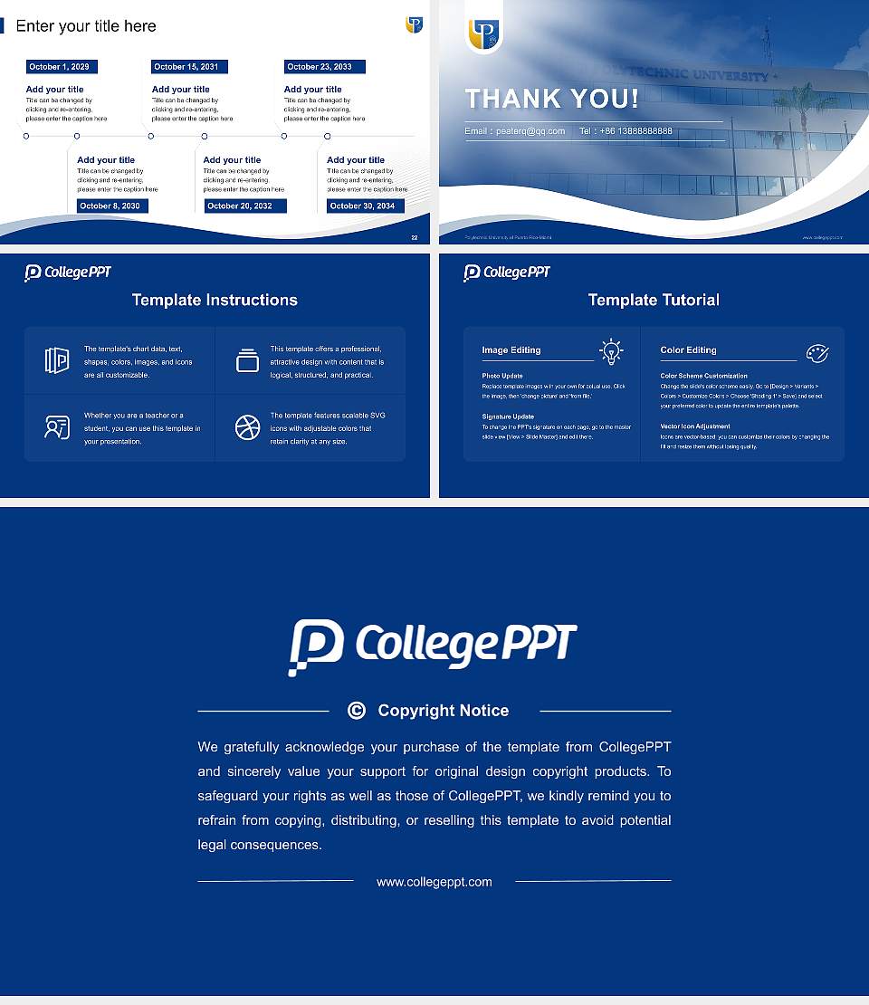 Polytechnic University of Puerto Rico-Miami Lecture Sharing and Networking Event PPT Template16:9 ratio PPT effect preview image4
