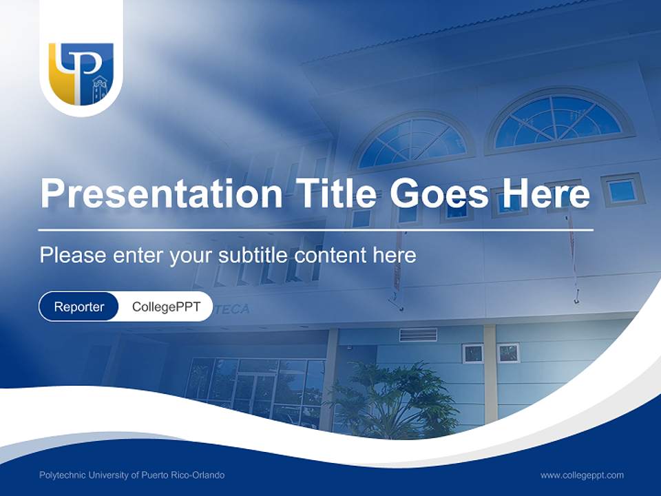 Polytechnic University of Puerto Rico-Orlando Lecture Sharing and Networking Event PPT Template4:3 ratio PPT effect preview image4