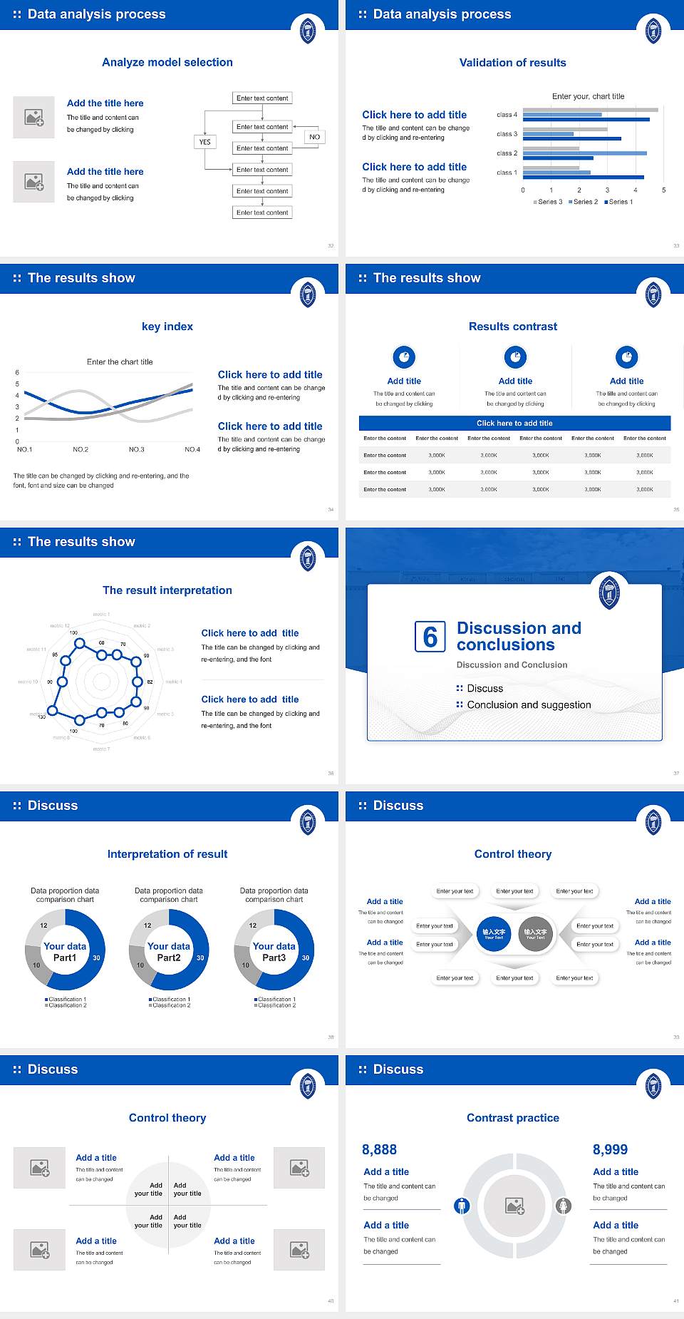 Pomona College Graduation Thesis Defense PPT Template4:3 ratio PPT effect preview image5